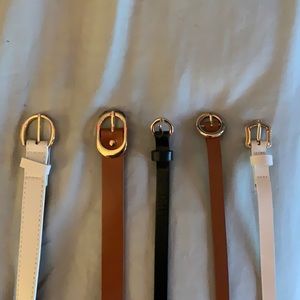 5 never worn belts